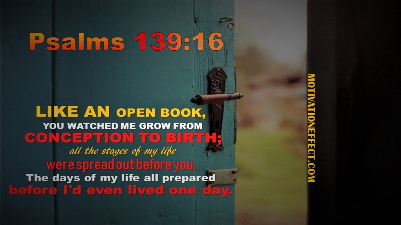 bible verse about life beginning at conception